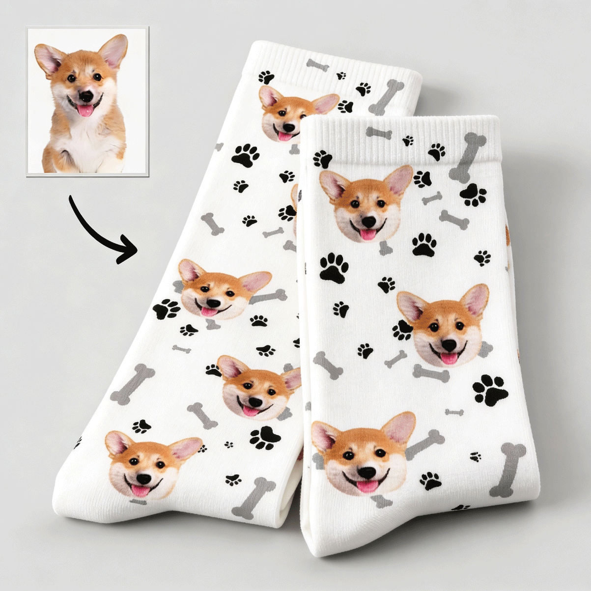 Medias personalizadas - MEDIA ESTANDAR IMPRESION TEXTIL COMPLETA
