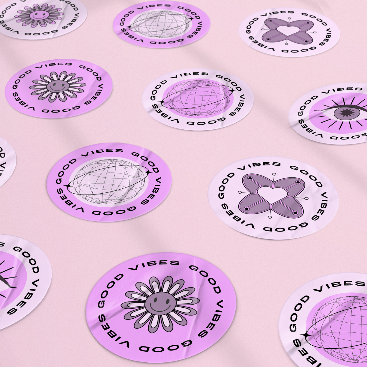 Impresión de Stickers / Autoadhesivos - Sticker circular 10 cms de diámetro